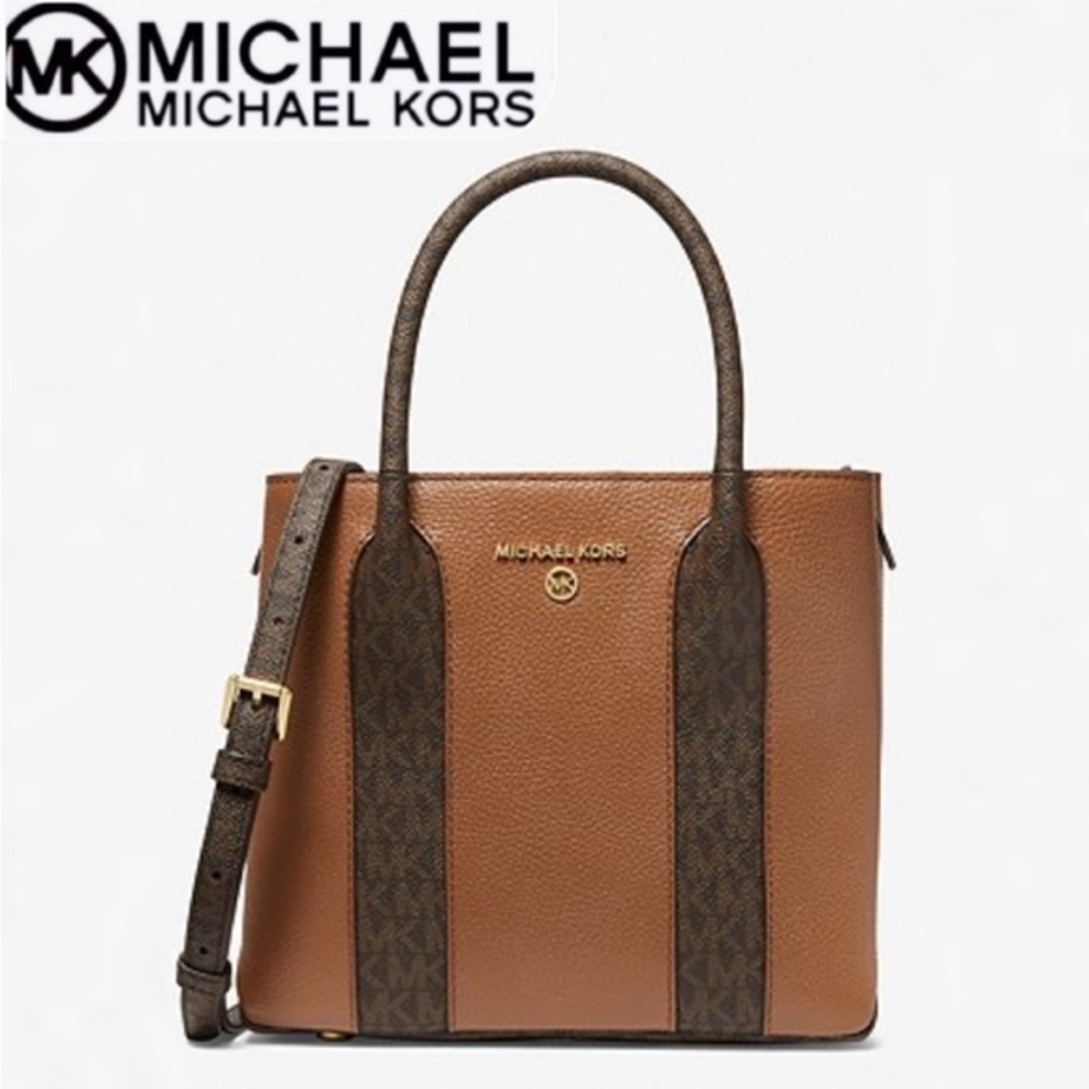 💥SALE🔥 MICHAEL KORS AUSTIN MEDIUM SHOULDER BAG PEBBLED LEATHER MESSENGER BAG